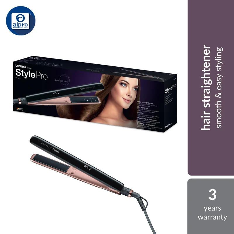Beurer HS80 Hair Straightener 1s | Smooth & Easy Styling
