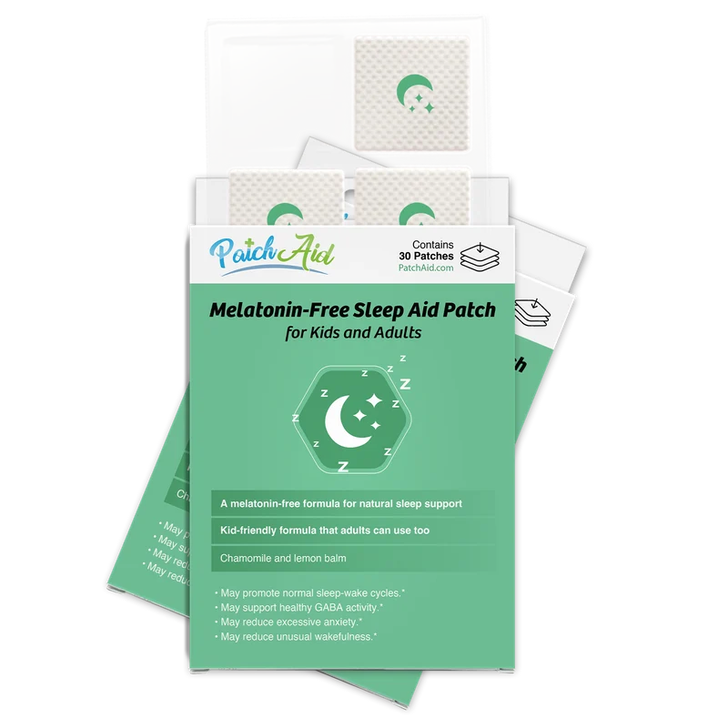 Melatonin-Free Sleep Aid Topical Patch for Kids and Adults