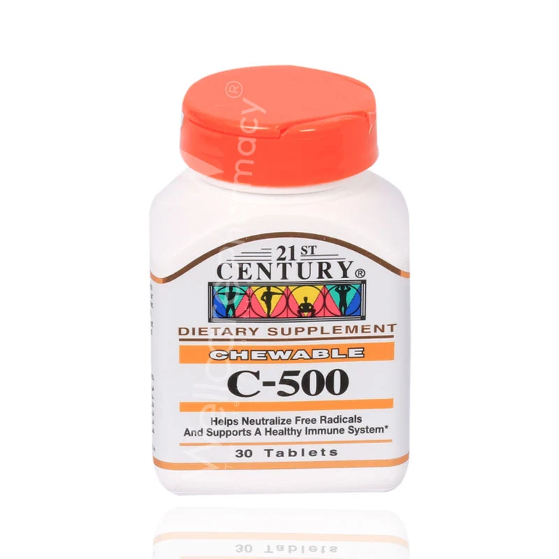 21st Century Chewable C-500 Tablets 30'S