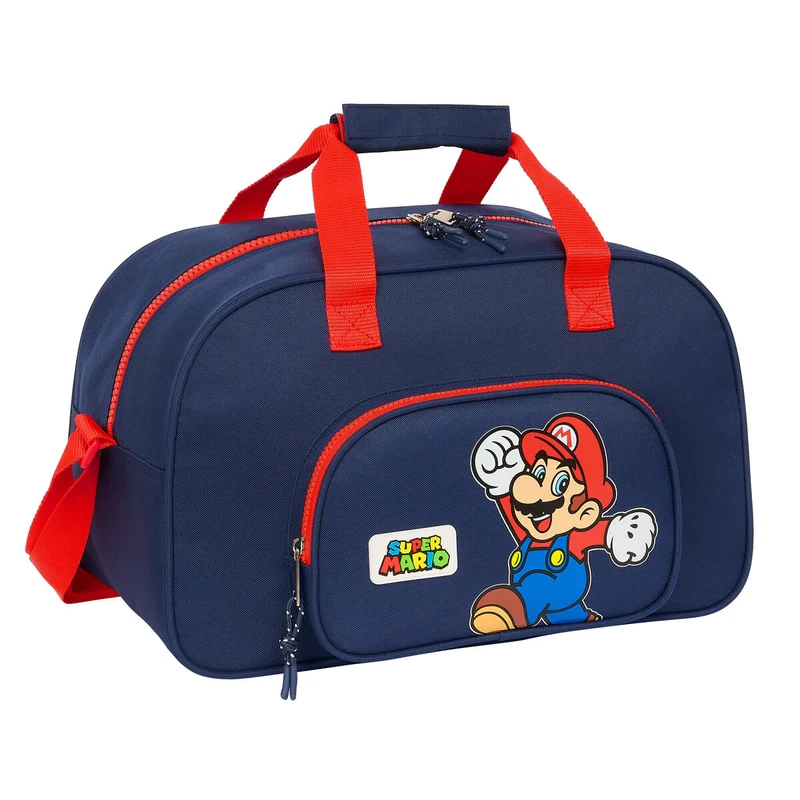Urheilukassi Super Mario World Laivastonsininen 40 x 24 x 23 cm