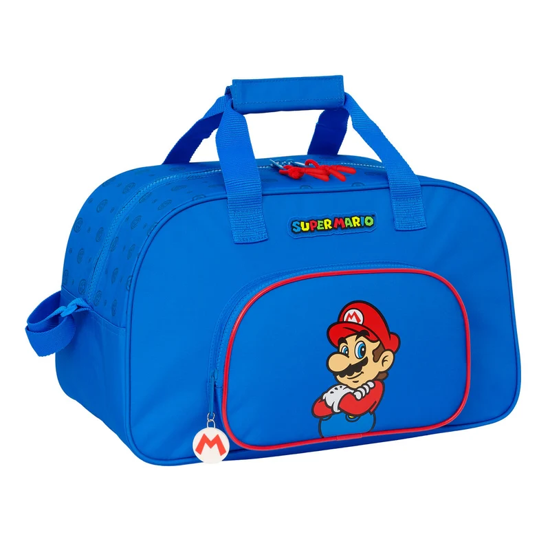 Urheilukassi Super Mario Play Sininen Punainen 40 x 24 x 23 cm