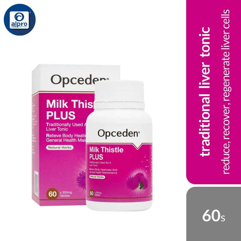 Opceden Milk Thistle PLUS 330mg 60s | Reduce, Recover, Regenerate Liver Cells