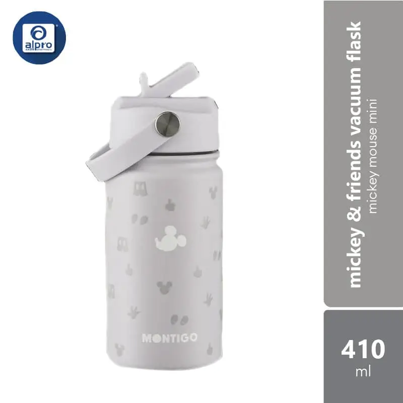 Montigo Iconic Disney Ace Bottle Mini (Mickey Mouse / Minnie Mouse / Donald Duck / Goofy) 14oz / 410ml | Vacuum Flask