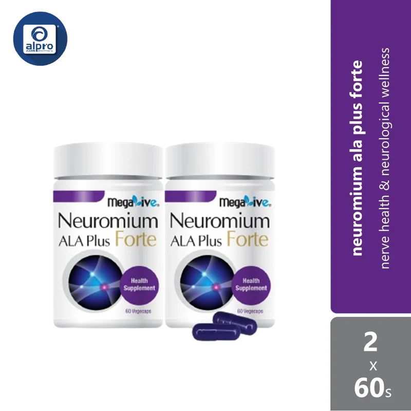 Megalive Neuromium Ala Plus Forte 60s X 2 | Nerve Health
