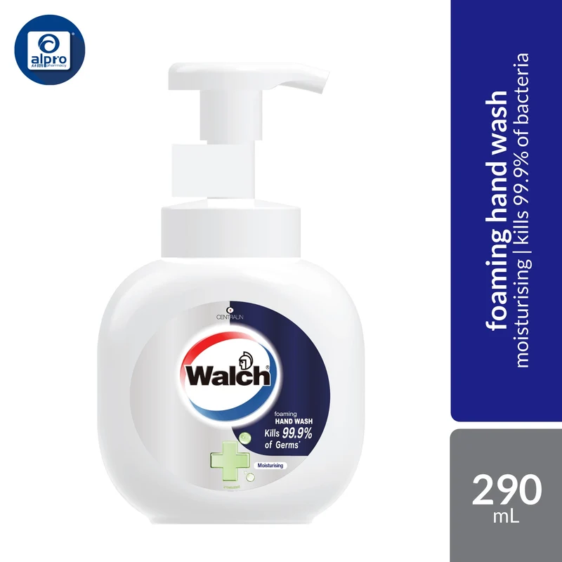 Walch Foaming Hand Wash - Refreshing 290mL | Kills 99.9% Of Bacteria & Germs