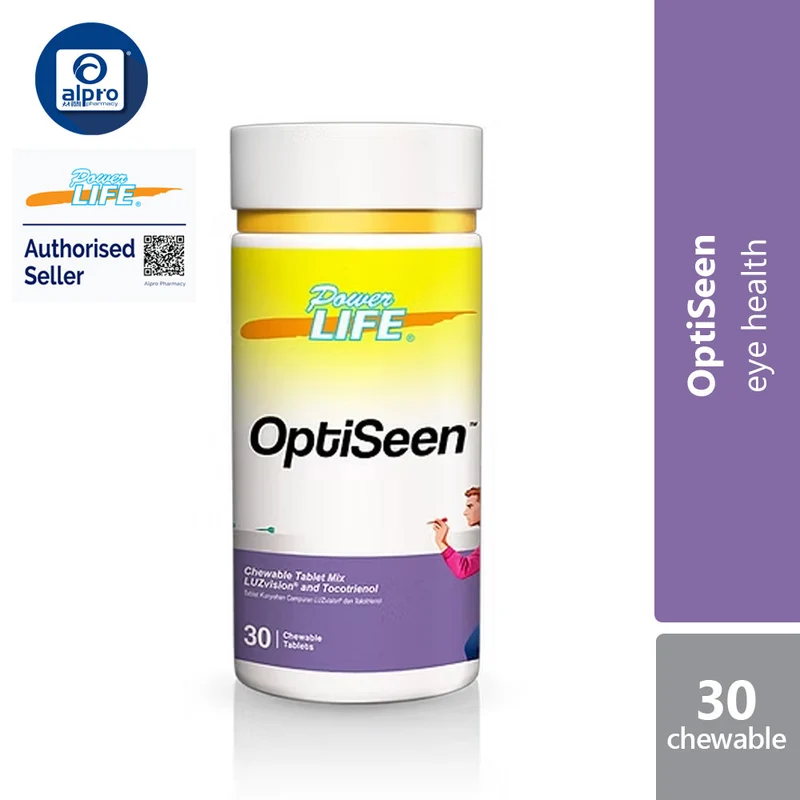 Powerlife Optiseen Chewable Tablet 30s | Eye Supplement for Screen Users