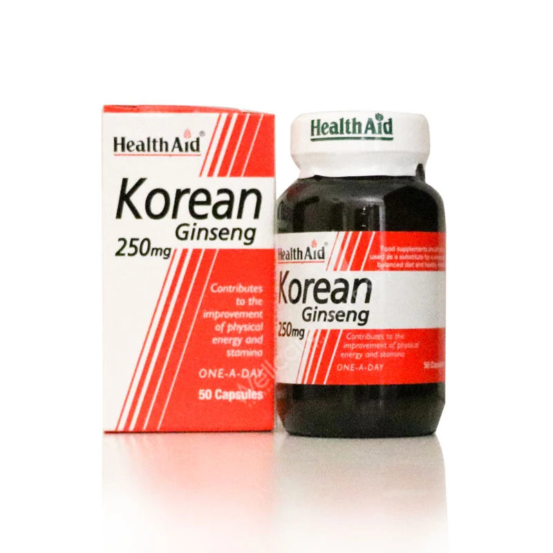 Healthaid Korean Ginseng 250mg Capsules 50'S