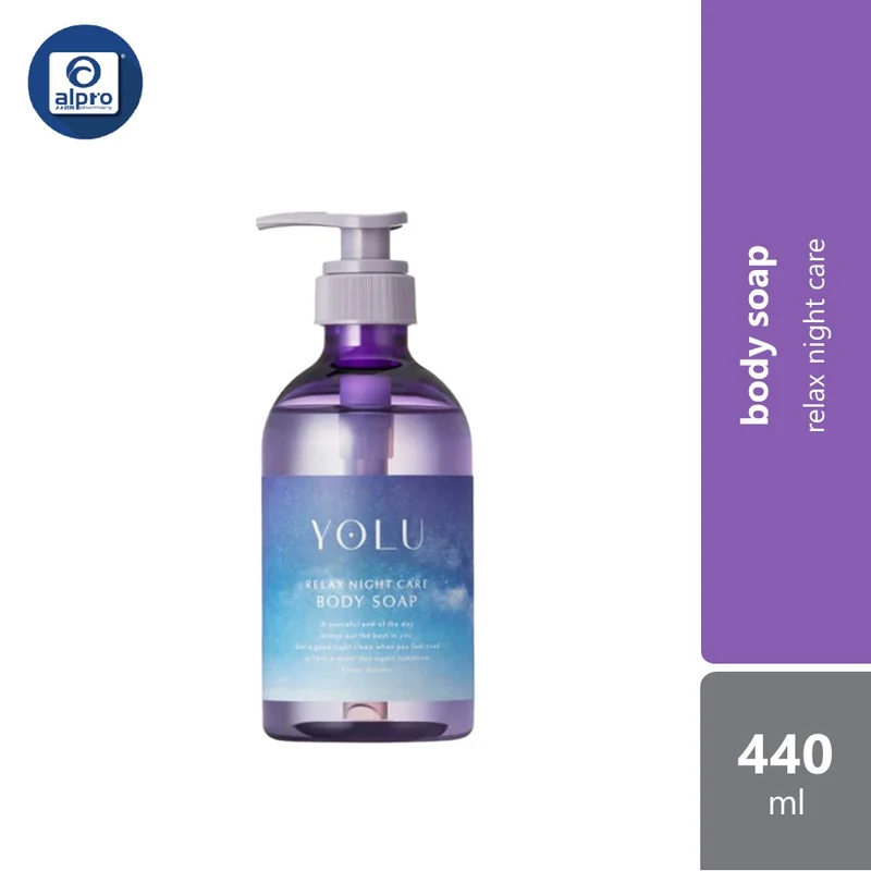 YOLU Relax Night Care Body Soap 440ml | Refine Skin Texture