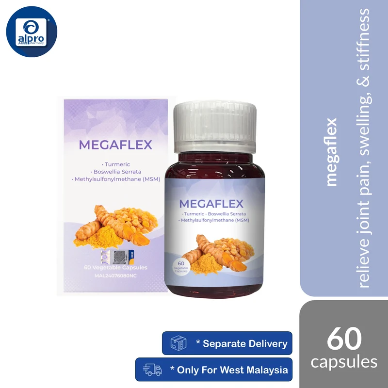 Megaflex™ 60s Curcumin Extract & Boswellia Extract | Supports Joint Tissue Health