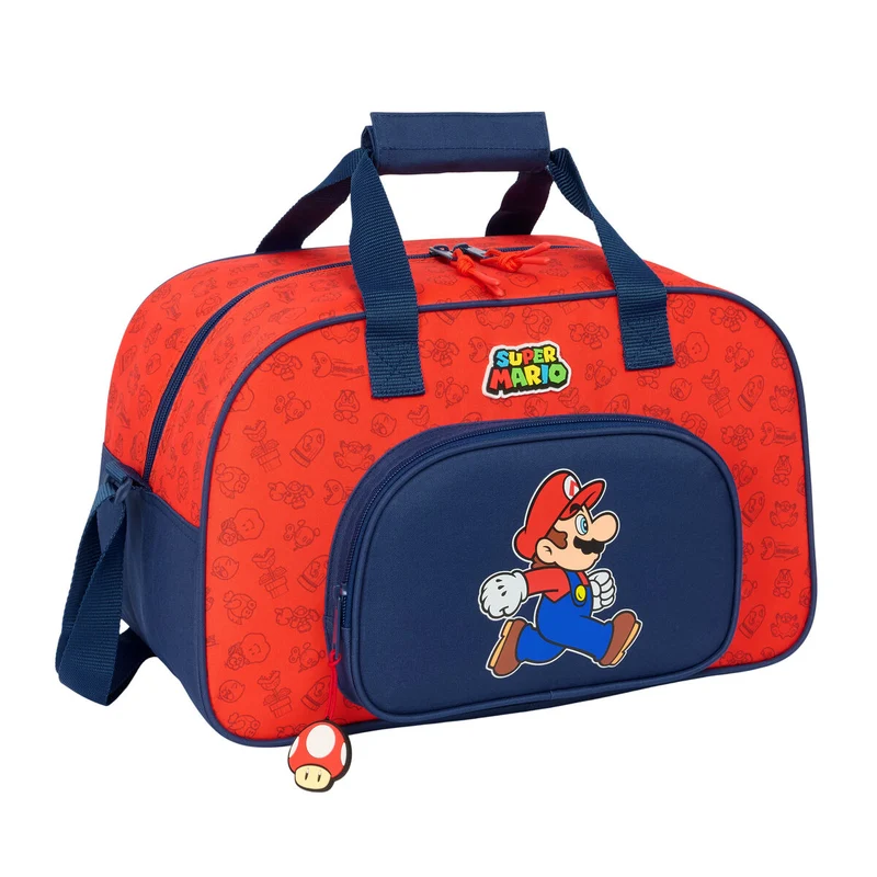 Urheilukassi Super Mario Trick Punainen Tummansininen 40 x 24 x 23 cm
