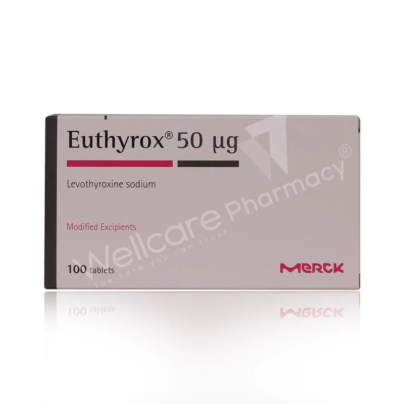 Euthyrox 50mcg Tablets 100s'