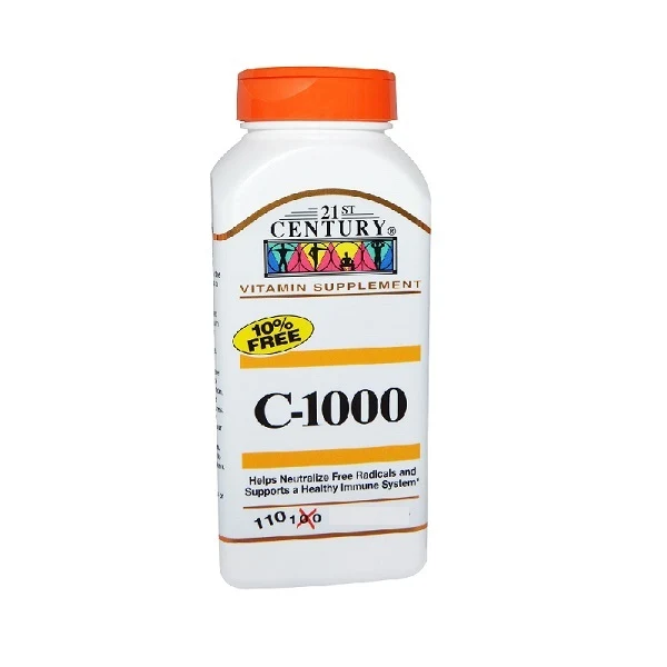 21st Century Vitamin C 1000 Caplets 110'S