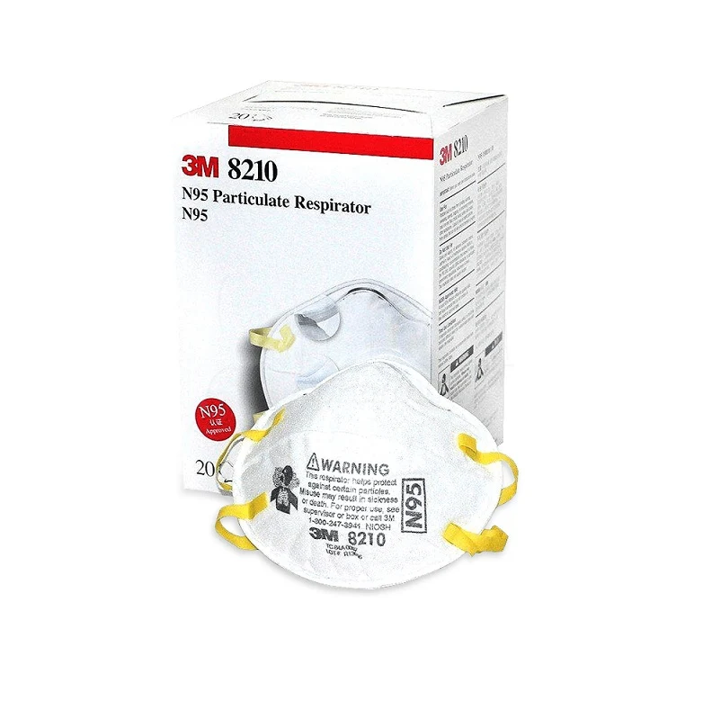 3m N95 Respiratory Protection Mask 8210 20'S