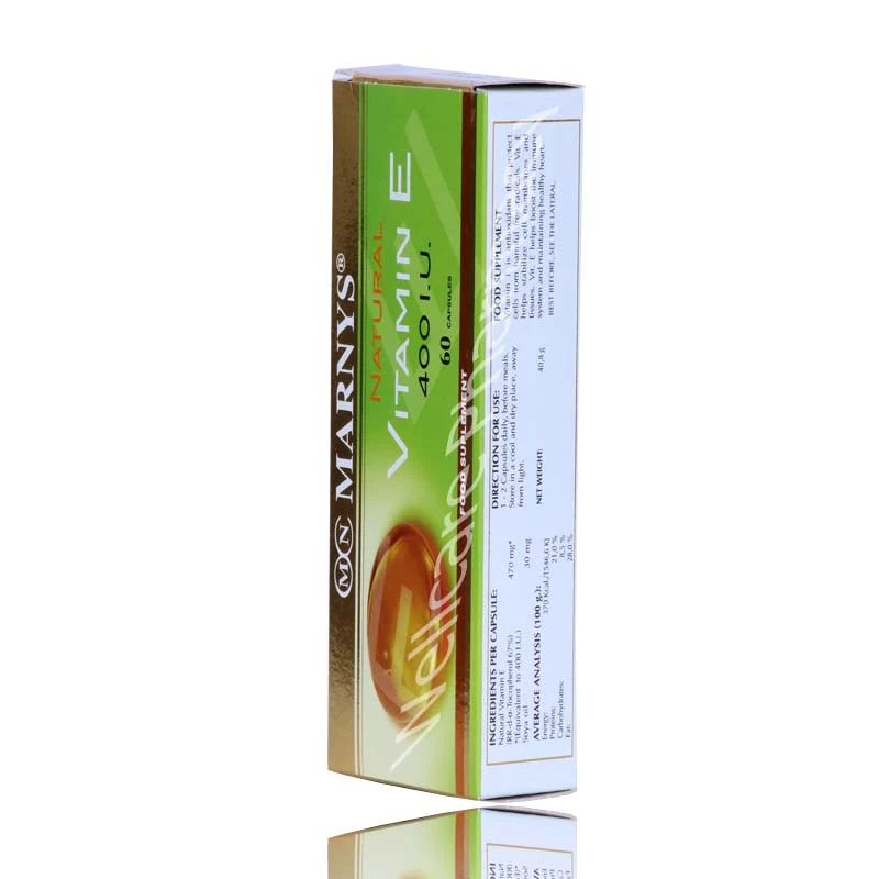 Marnys Natural Vitamin E 400iu Capsules 60'S