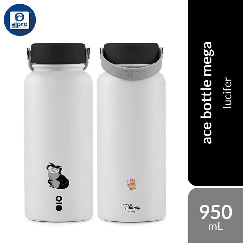 Montigo Disney Cats Ace Bottle Mega (Lucifer/ Mochi/ Cheshire) 950mL | Disney’s Iconic Whimsical Cats