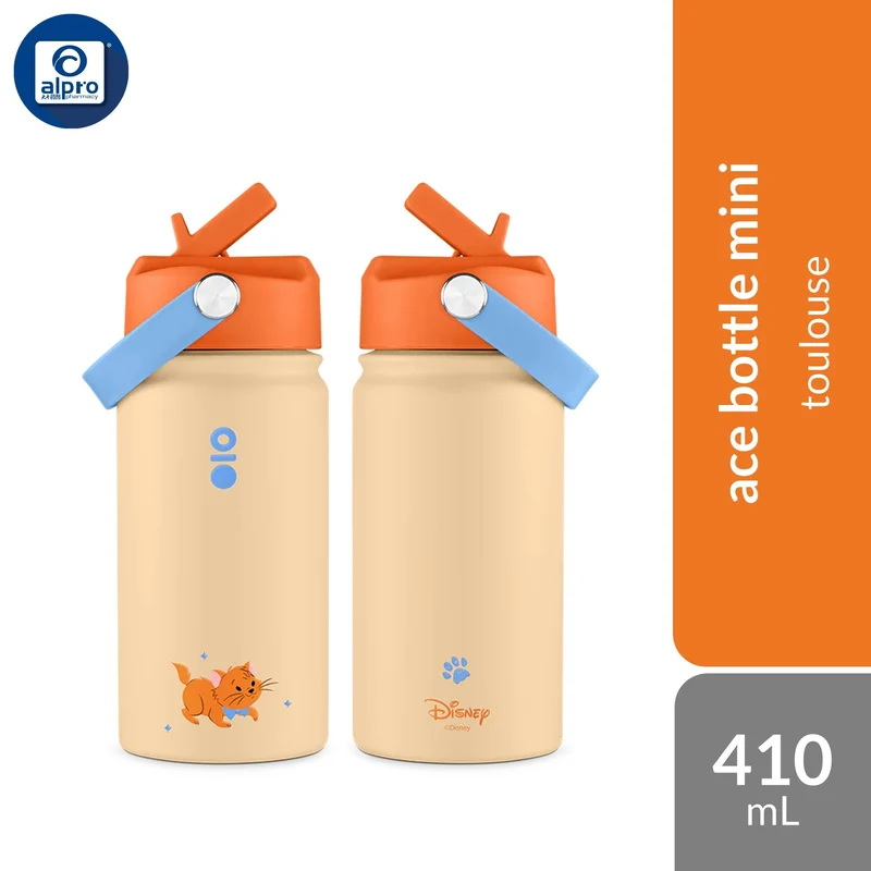 Montigo Disney Cats Ace Bottle Mini (Toulouse/ Marie/ Berlioz) 410mL | Disney’s Iconic Whimsical Cats