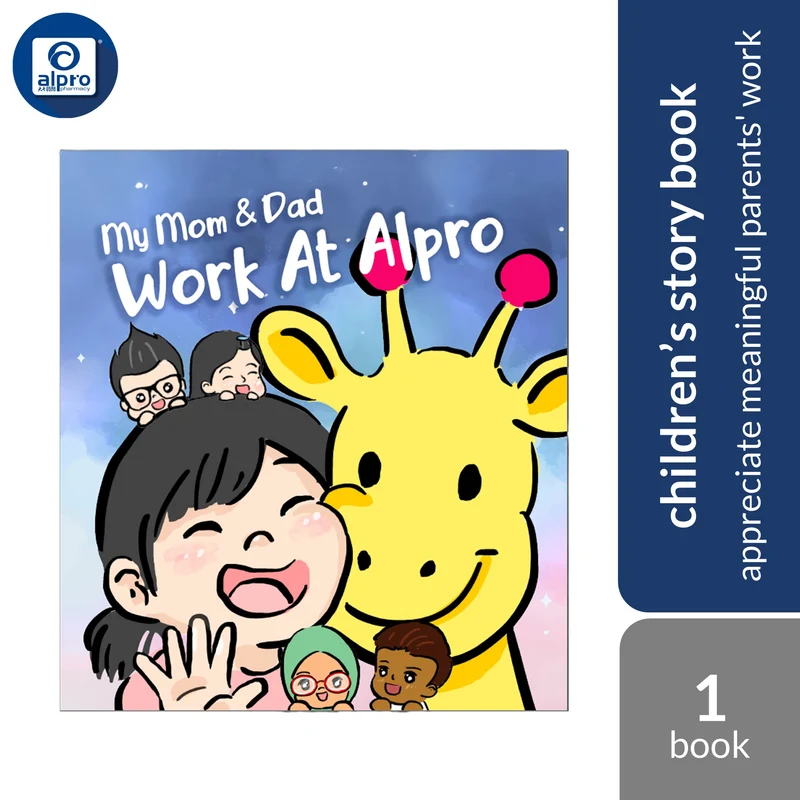My Mom & Dad Work at Alpro - Children’s Storybook | Appreciate Meaningful Parents' Work Through Cute Art & Storytelling