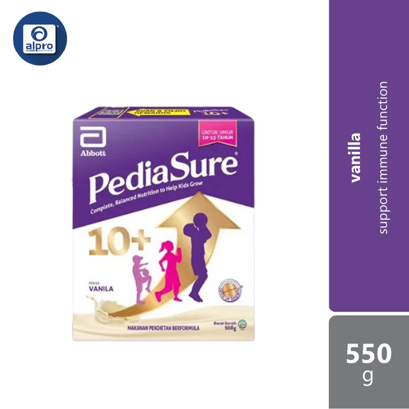 Abbott PediaSure 10+ Vanilla 550g | Complete Nutrition for Teens’ Daily Needs