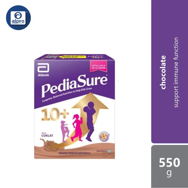 Abbott PediaSure 10+ Chocolate 550g | Complete Nutrition for Teens’ Daily Needs