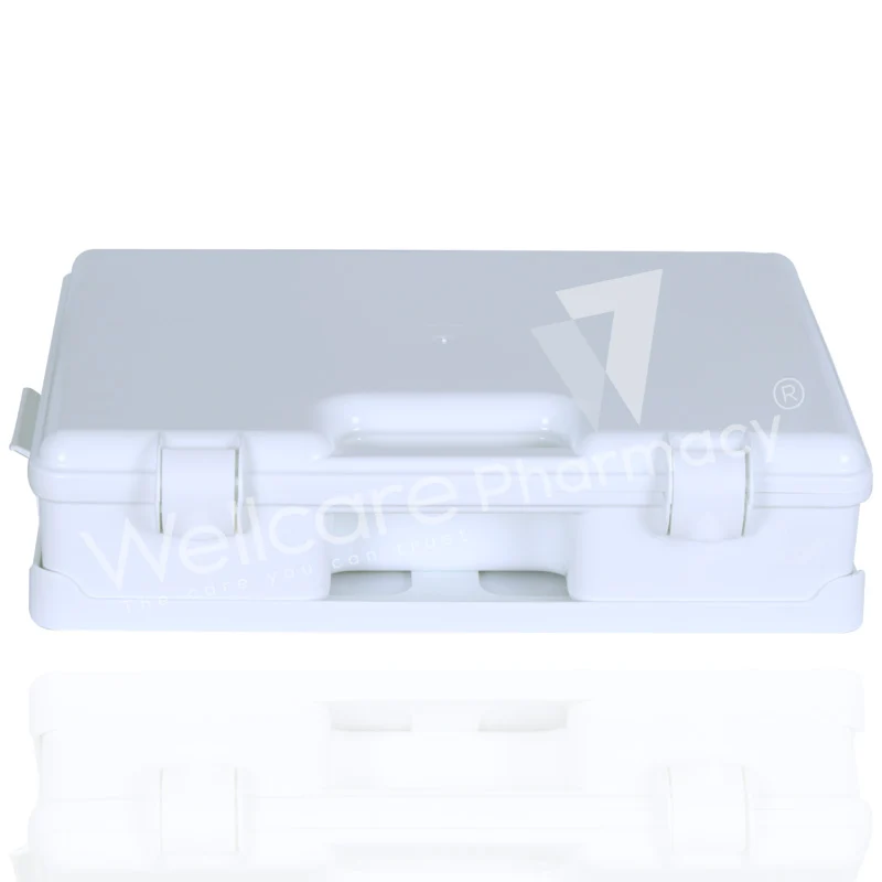 First Aid Box White Empty 50 Persons