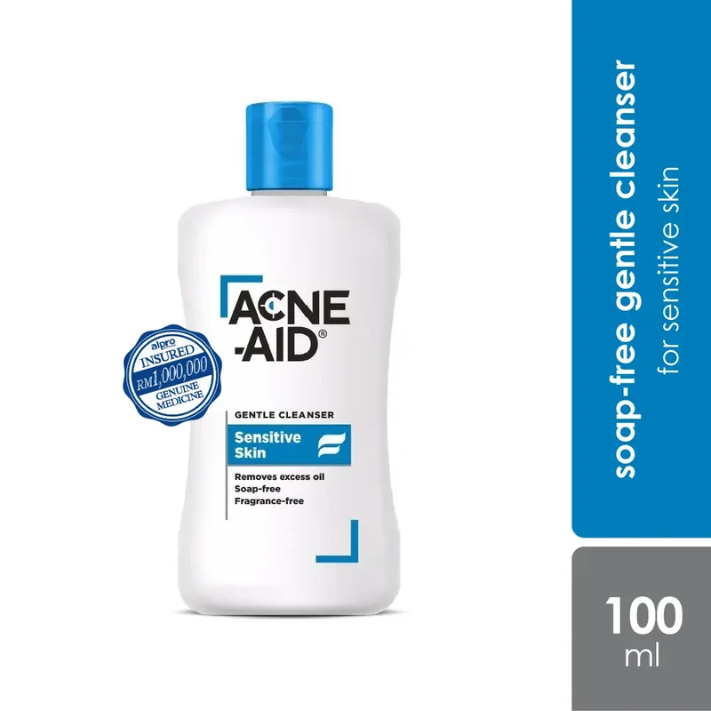 Acne-Aid Gentle Cleanser Sensitive Skin 100ml | Soap-Free Gentle Cleanser