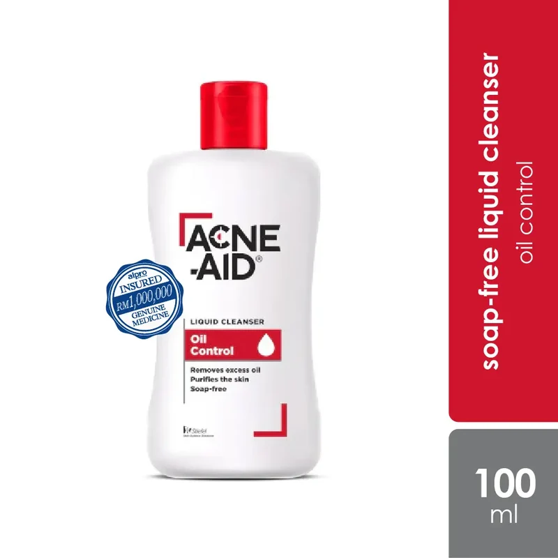 Acne-Aid Liquid Cleanser Oil Control 100ml | Soap-Free Liquid Cleanser