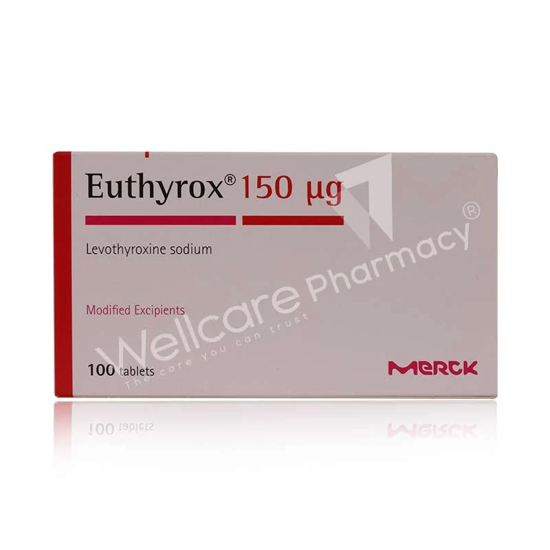 Euthyrox 150mcg Tablets 100'S