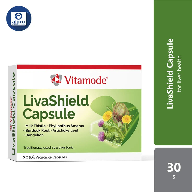 Vitamode Livashield Capsule 3x10s | Natural Ingredients