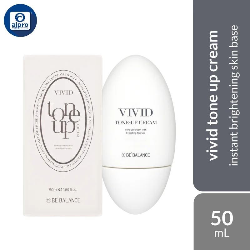 BE'BALANCE Vivid Tone-Up Cream 50mL | Instant Brightening Skin Base