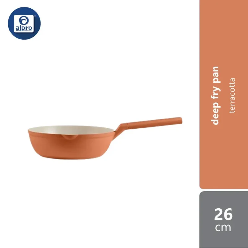 Montigo Cosmic Cookware Galaxy Deep Fry Pan 26cm (Terracotta/ Yellow)