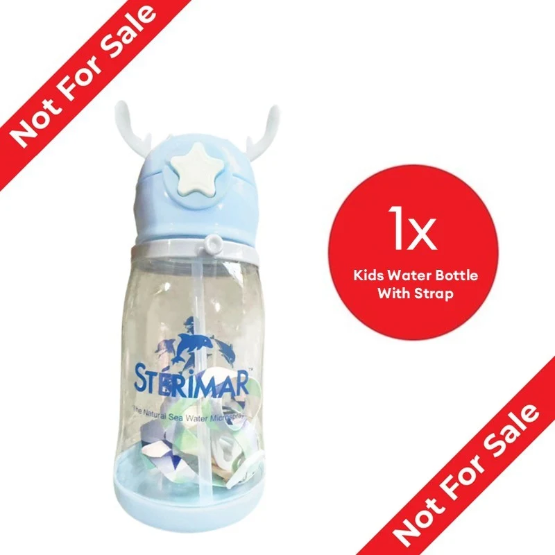 [Free Gift - Not For Sales] Sterimar Kids Water Bottle With Strap