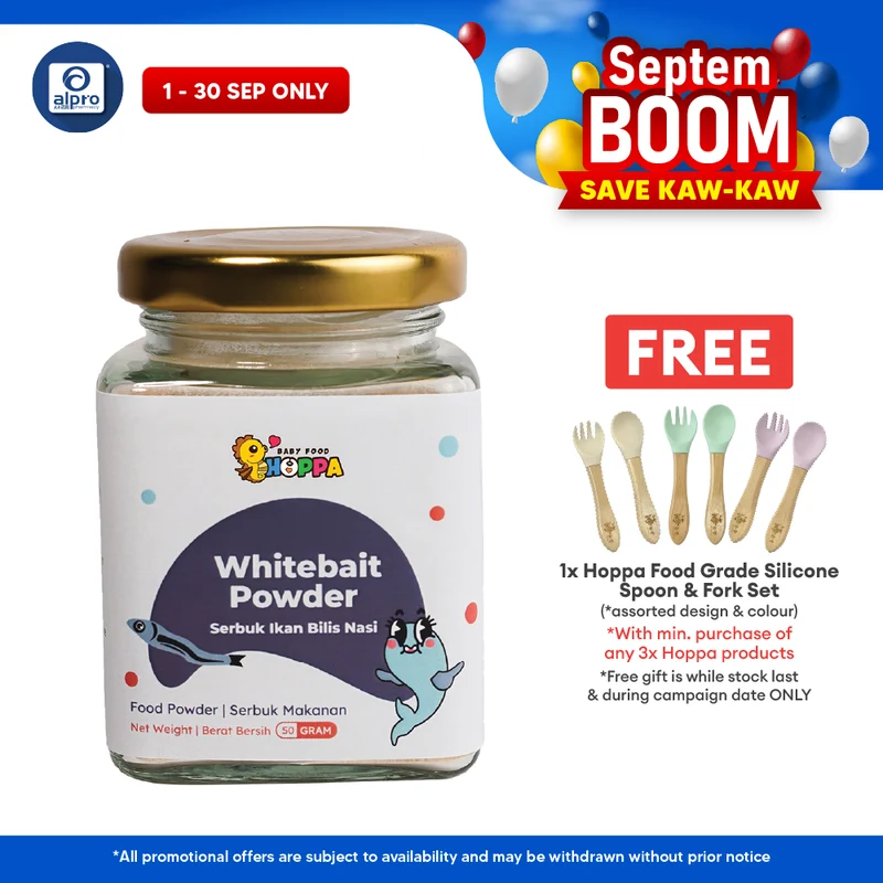 Hoppa Whitebait Powder 50g | Rich In Calcium & DHA