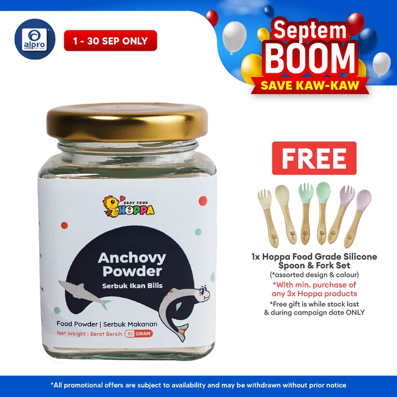 Hoppa Anchovy Powder 50g | Promote Bone & Teeth Growth