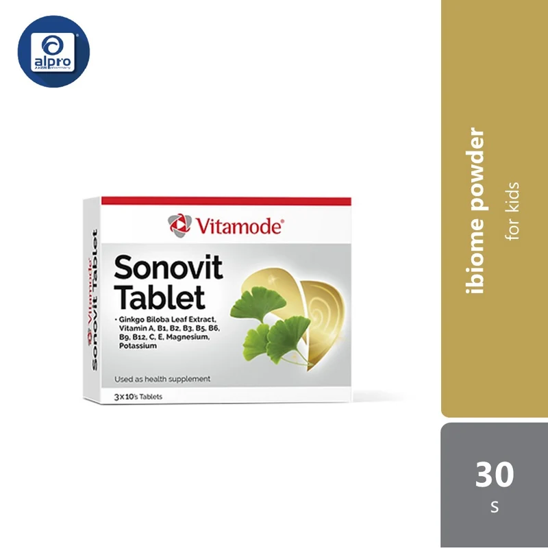 Vitamode Sonovit Tablet 3x10s | WIth Ginkgo Biloba