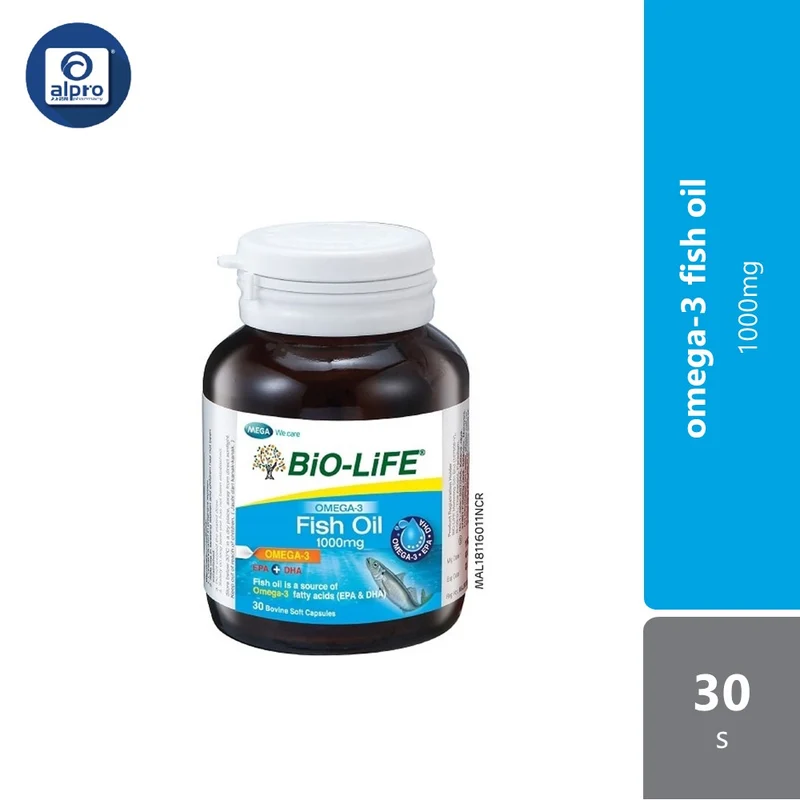 Bio-Life Omega 3 Fish Oil 1000mg 30s