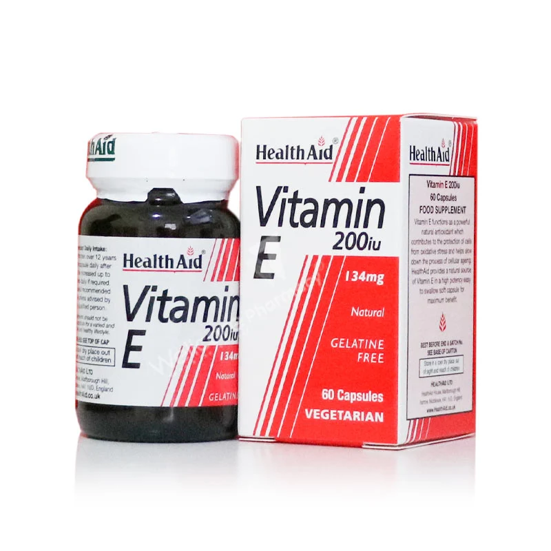 H-AID VITAMIN E 200I.U CAP 60'S