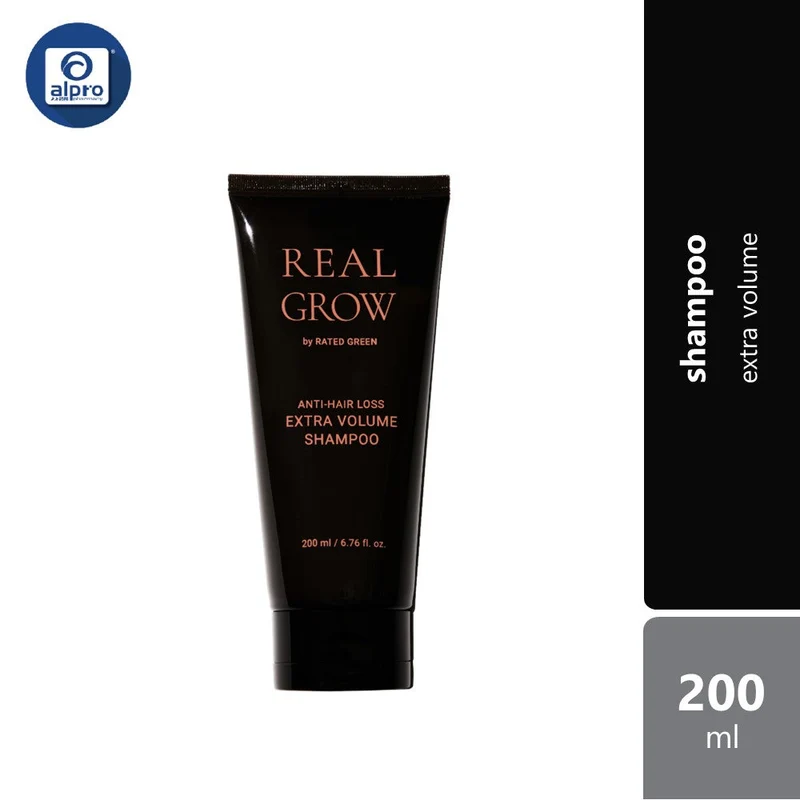 Rated Green Real Anti Hair Loss Extra Volume Shampoo 200ml | Hair Loss Prevention