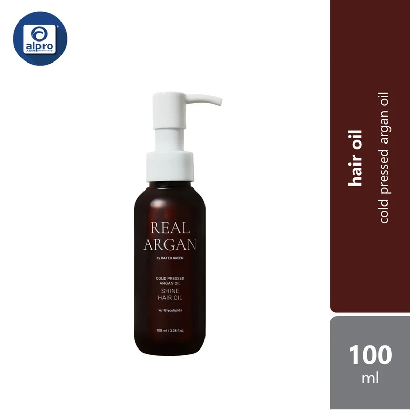 Rated Green Real Argan Shine Hair Oil 100ml | Softens and Shine