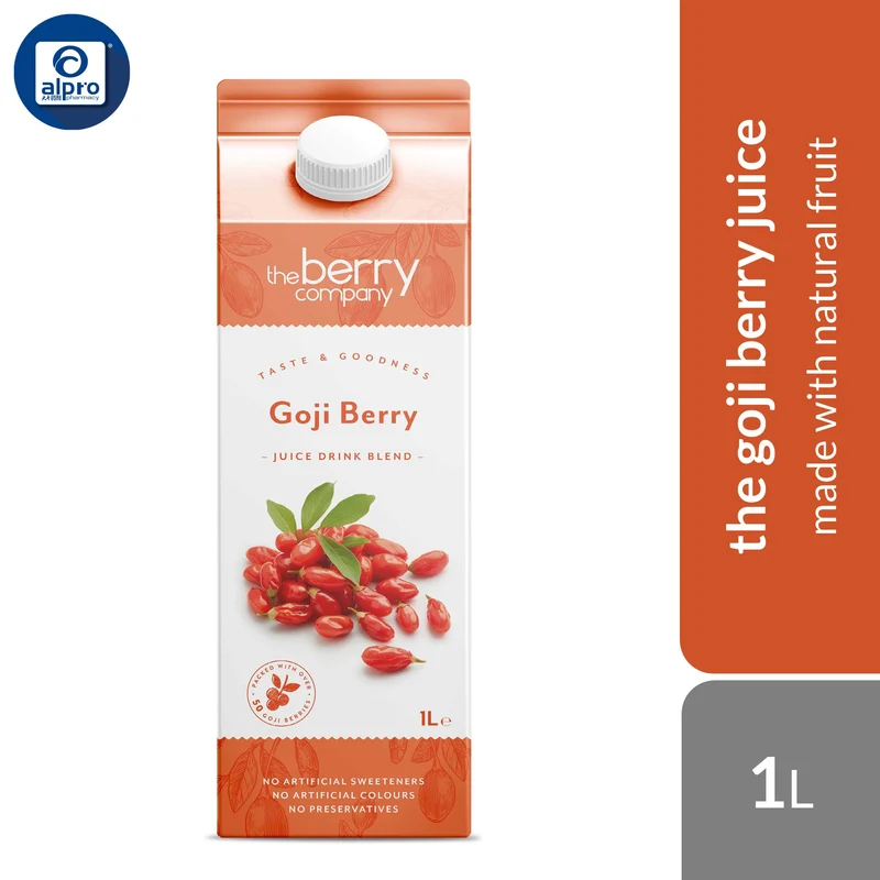 The Berry Company Goji Juice 1L | No Artificial Sweeteners & No Preservatives