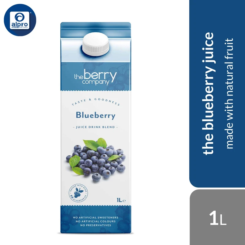 The Berry Company Blueberry Juice 1L | No Artificial Sweeteners & No Preservatives
