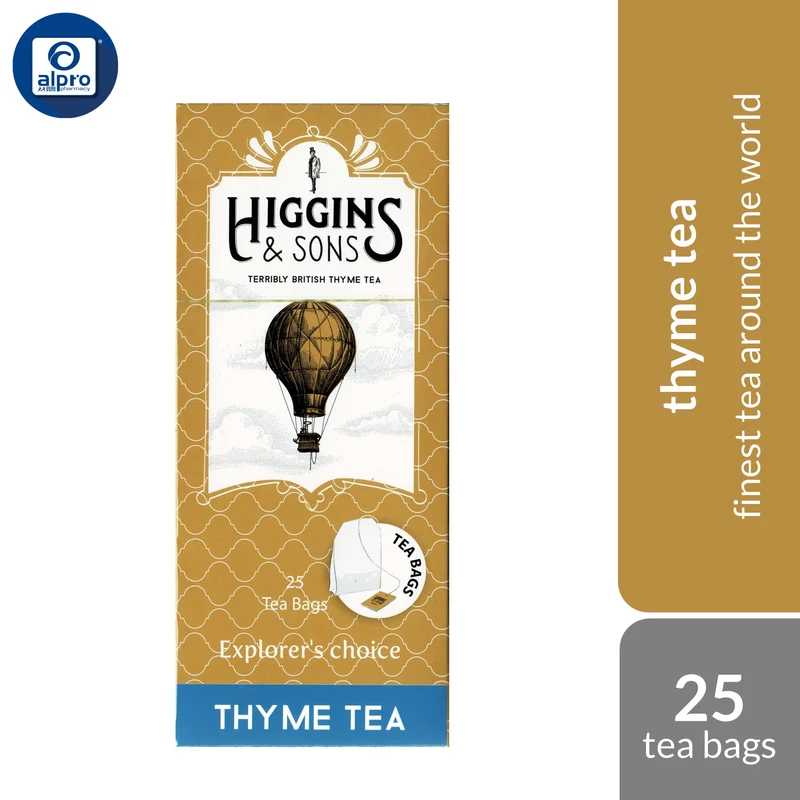 Higgins & Sons Thyme Tea 1g × 25s | Comforting Herbal Brew