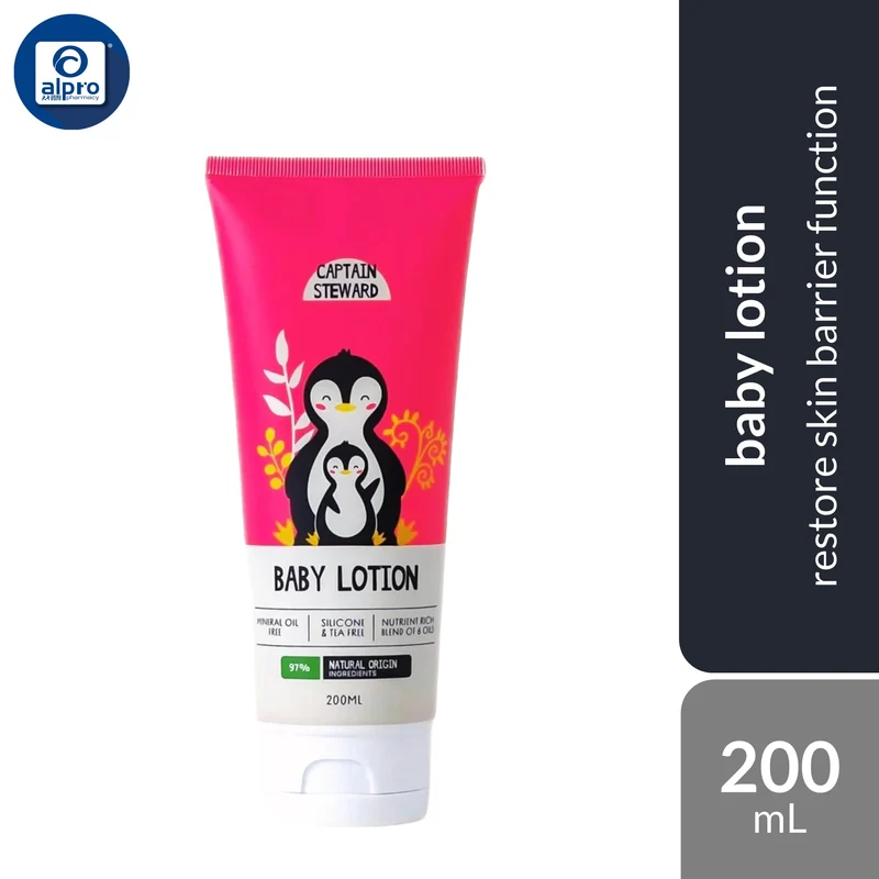 Captain Steward Baby Lotion 200mL | Restore Skin Barrier Function