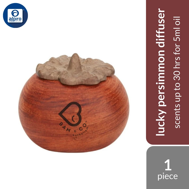 Bam & Co. Lucky Persimmon Essential Oil Diffuser | Scents Up To 30 Hrs For 5ml Oil