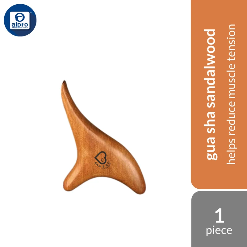 Bam & Co. Gua Sha Sandalwood (Body) | Facial Rejuvenation & Relaxation