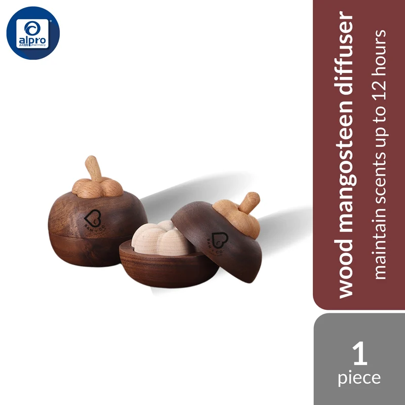 Bam & Co. Wood Mangosteen Essential Oil Diffuser | Maintain Scents Up To 12 Hours