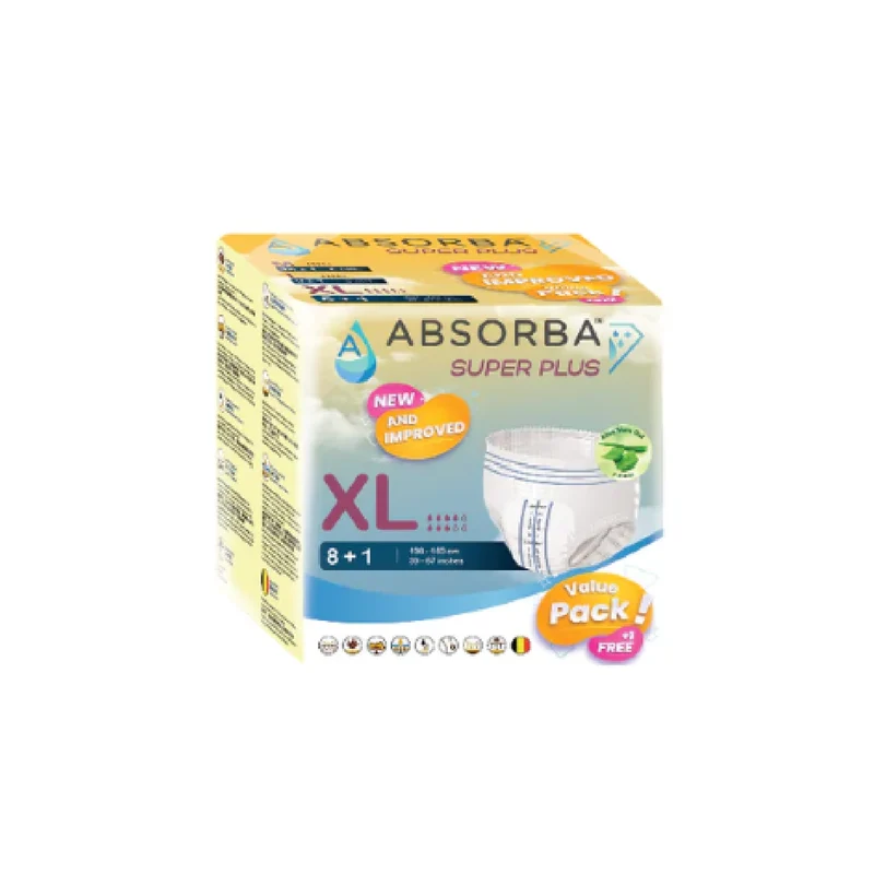 Absorba Nateen Super Plus Adult Pants (XL) 8+1's