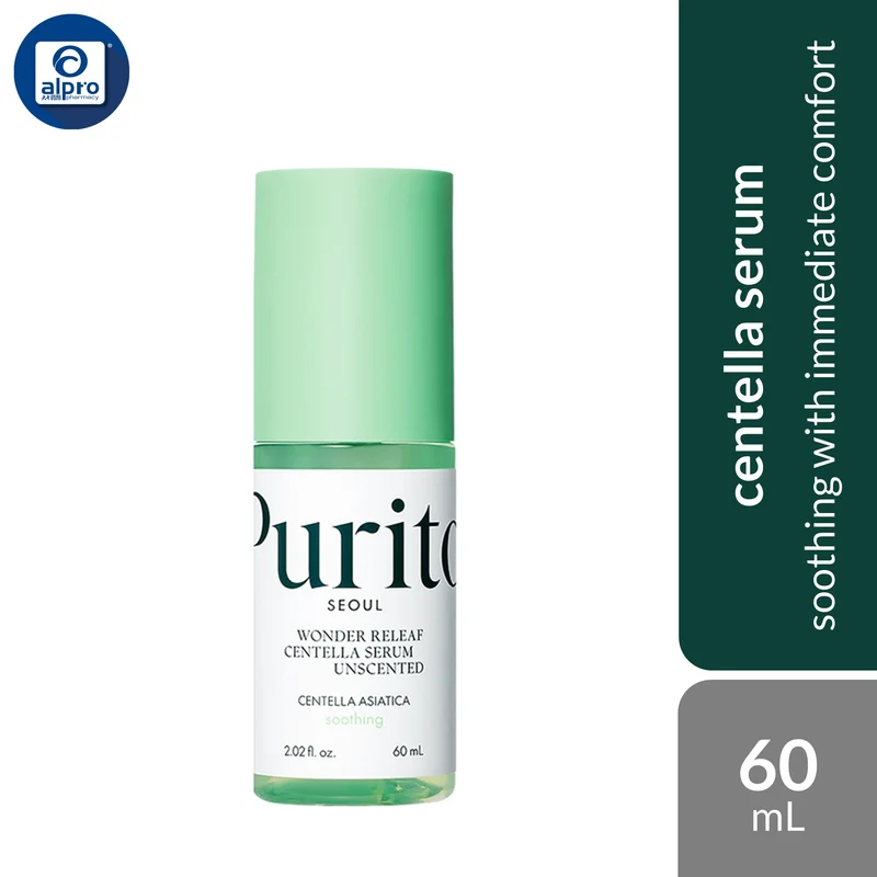 Purito Wonder Releaf Centella Serum Unscented 60mL | Soothing Effect with Immediate Comfort