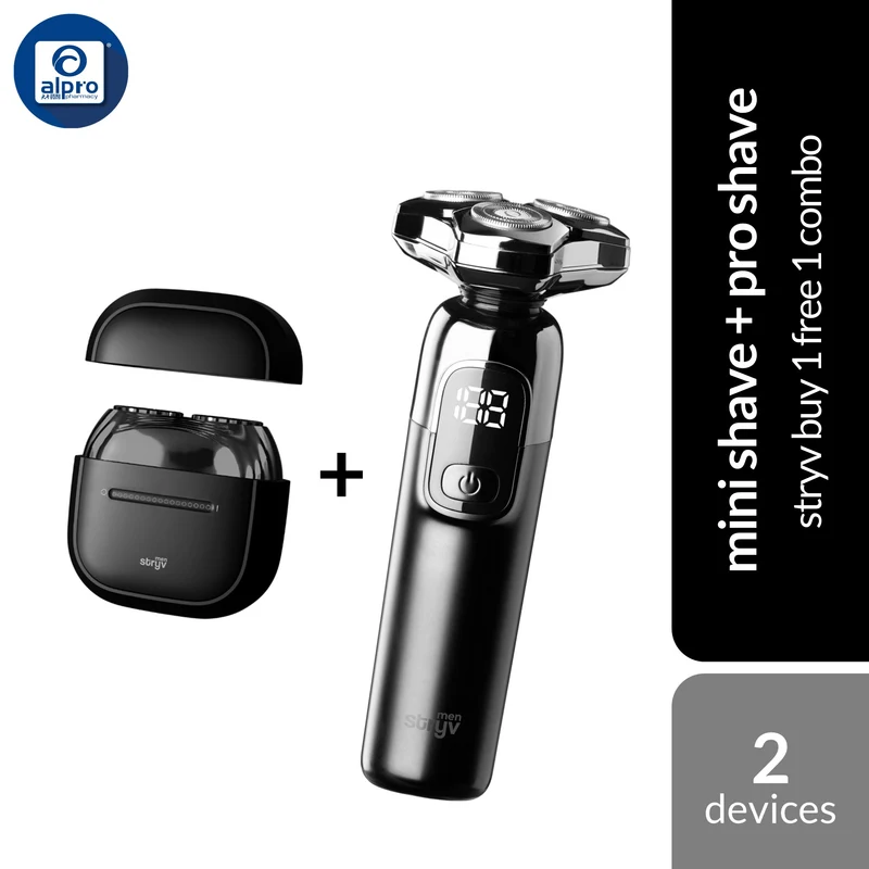 Stryv Buy 1 Free 1 — ×1 Stryv Proshave 2.0 + ×1 Stryv Minishave 2.0