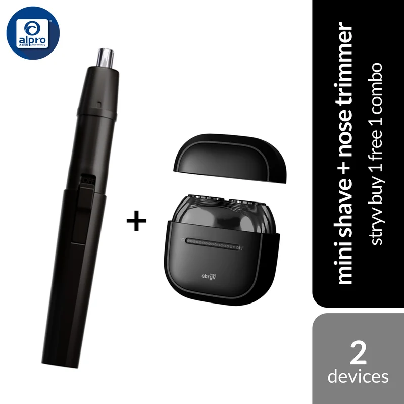 Stryv Buy 1 Free 1 — ×1 Minishave 2.0 + ×1 Nose Trimmer