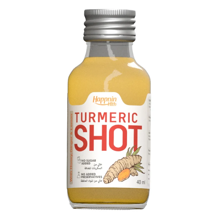 Happnin Hlth Turmeric Shot With Lemon & Honey 40ml 12'S